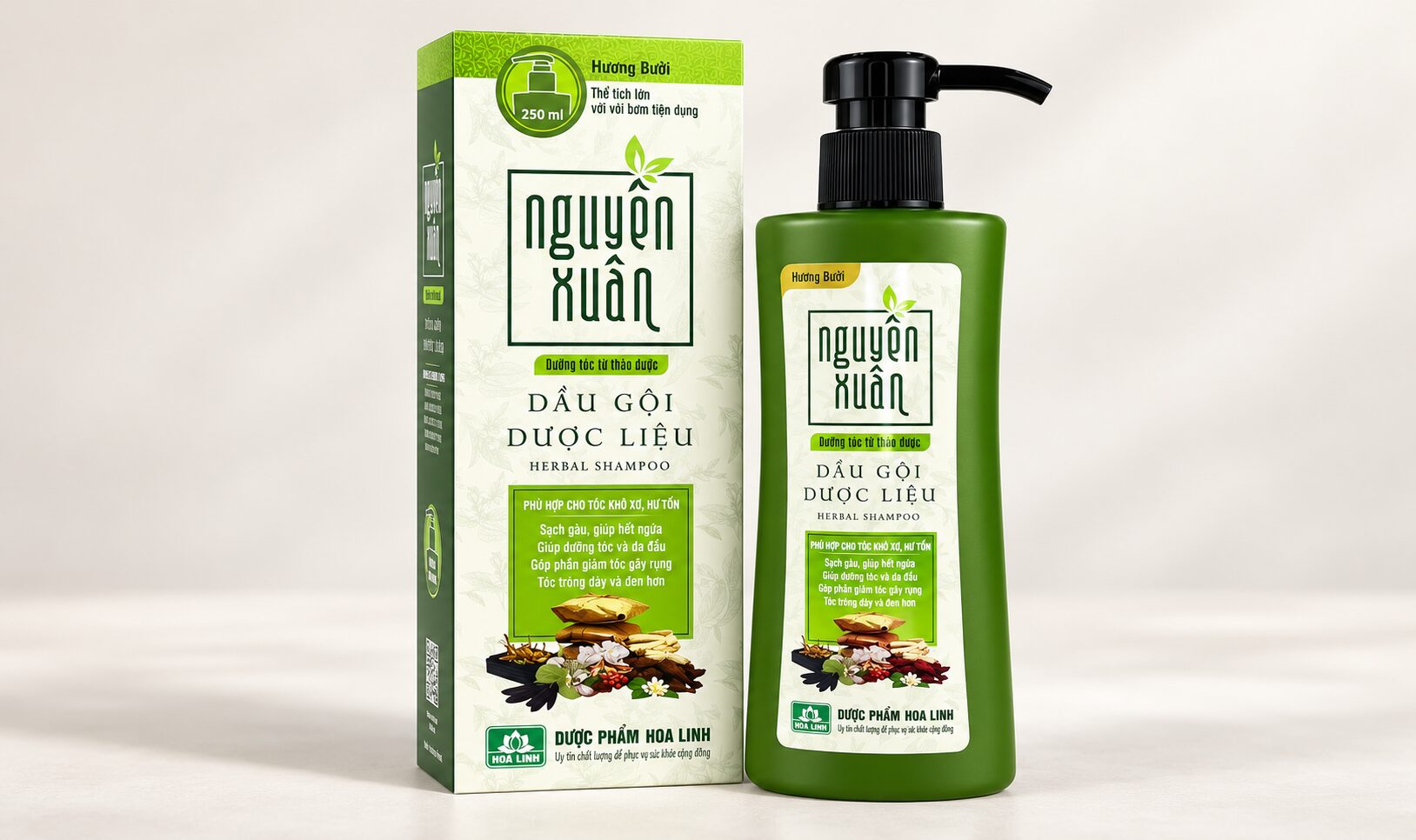 Dầu gội dược liệu Nguyên Xuân