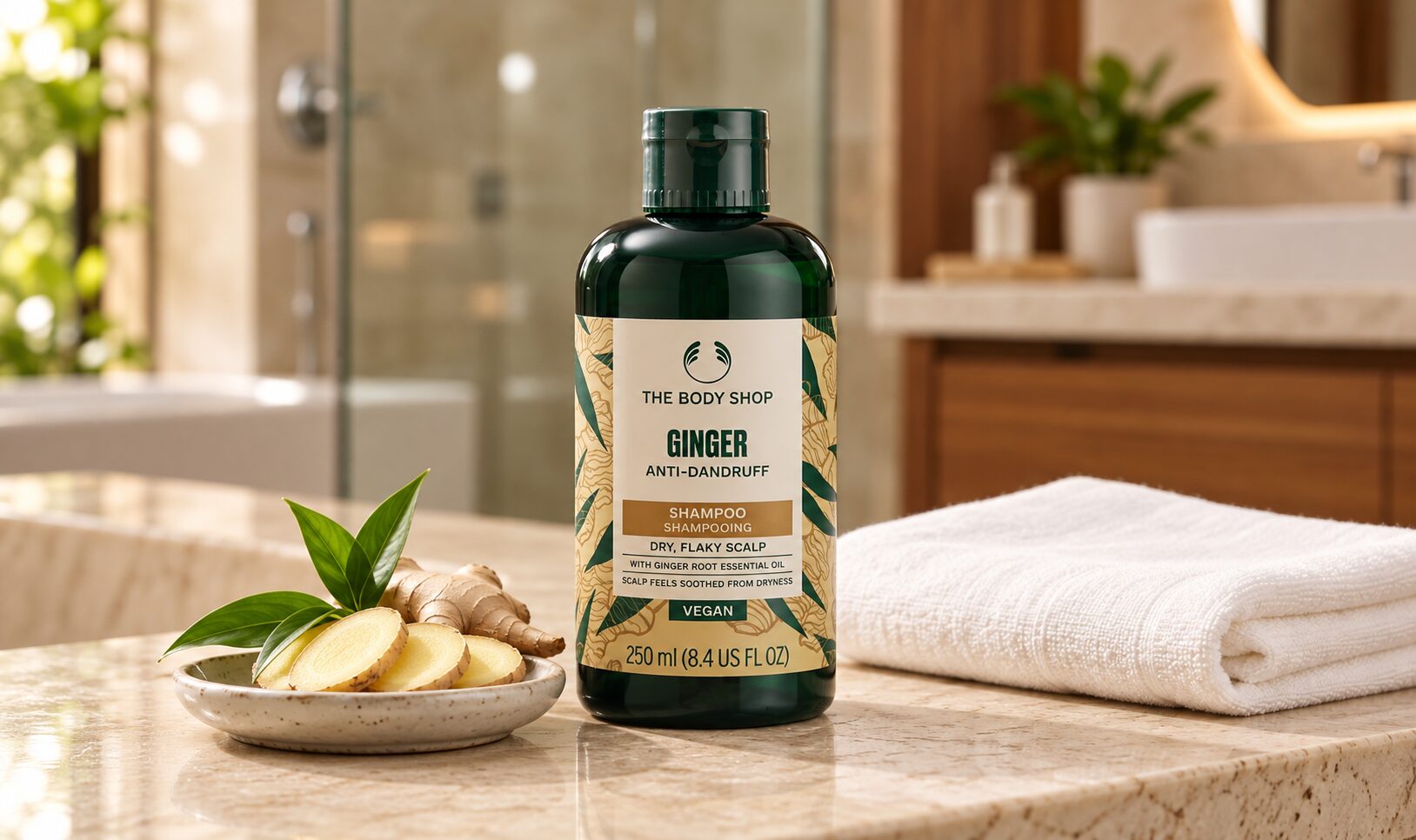 Dầu gội gừng The Body Shop Ginger Scalp Care Shampoo