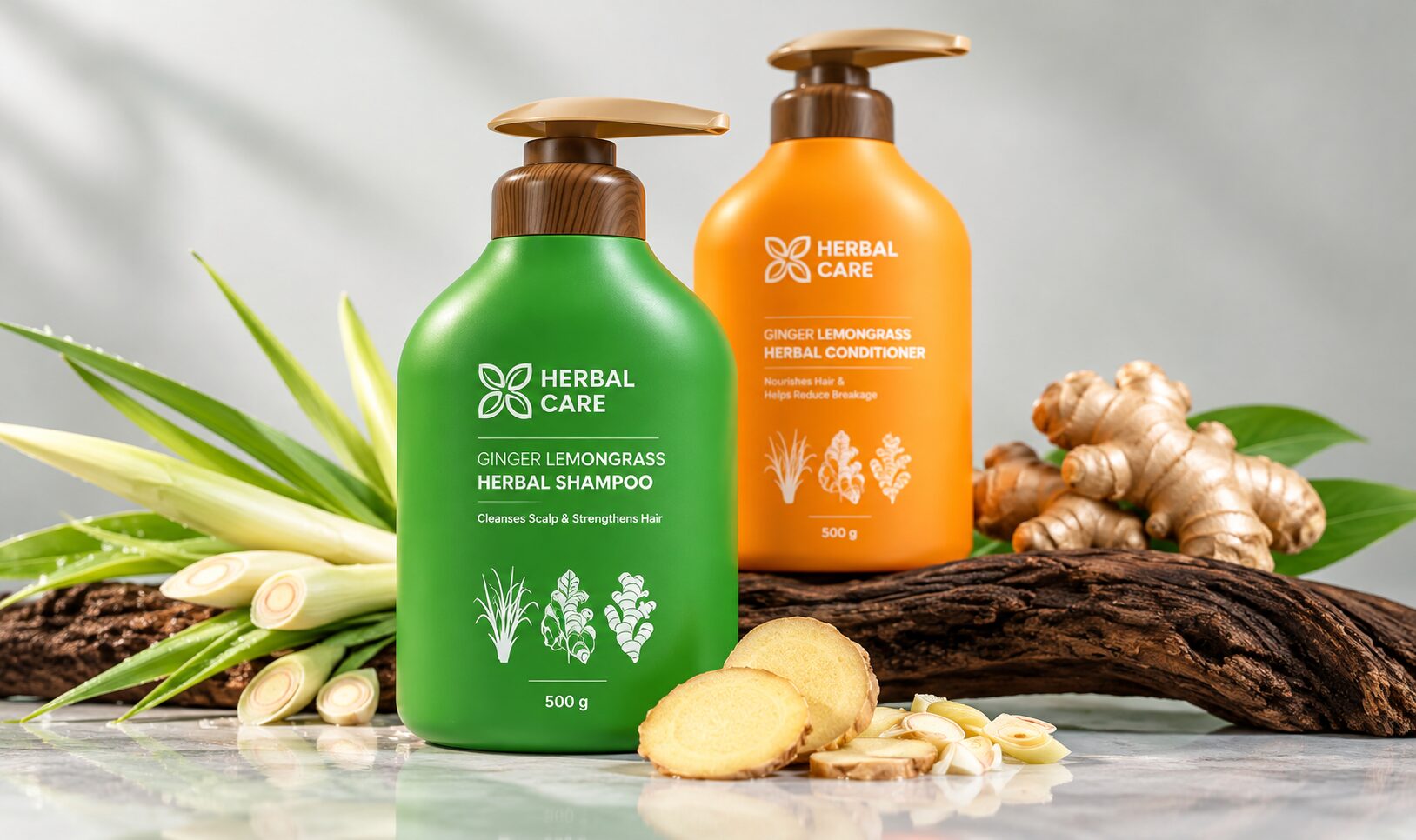 Dầu gội gừng sả Cỏ Cây Hoa Lá