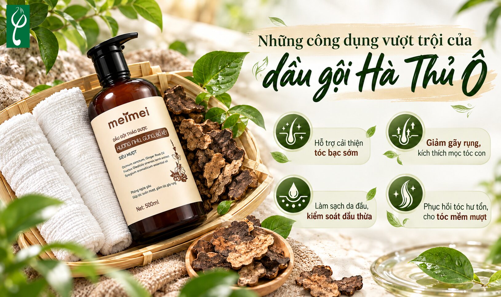 Hà thủ ô là gì và vì sao lại là thần dược cho mái tóc?